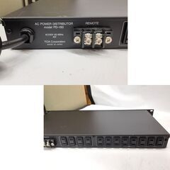 現状品 TOA 主電源パネル PD-150 ラックシステム周辺機器 パワーディストリビュ－ター 電源ユニット AC POWER DISTRIBUTOR 札幌市 平岸店の画像