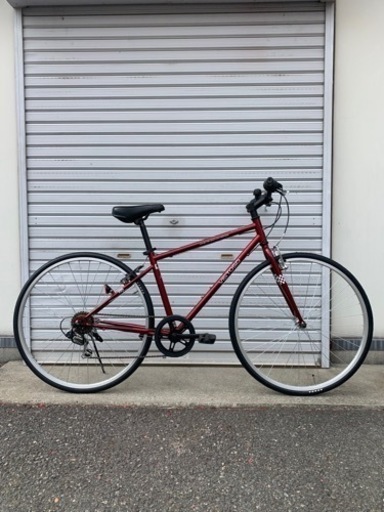 美品‼︎  ☆前後タイヤ新古品☆   700C  クロスバイク　防犯登録料込価格︎‼︎