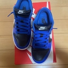 DUNK LOW RETRO BLACK/HYPER COBALT WHITEの画像