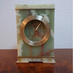 CITIZEN シチズン クオーツ 大理石 高級 置き時計の画像