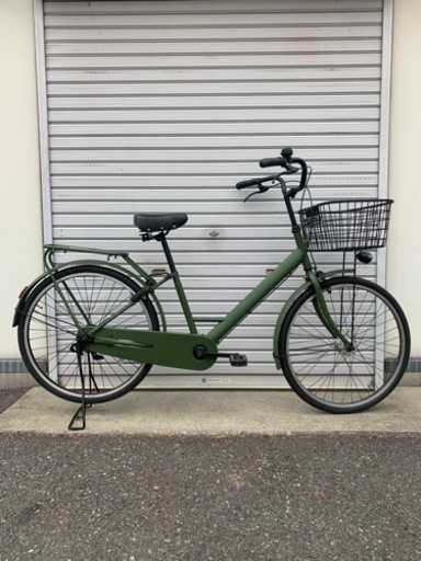 ☆前後タイヤ新古品☆   26型　LEDオートライト軽快車　防犯登録料込価格︎‼︎