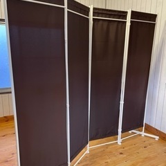 【無料】パーテーション　茶色