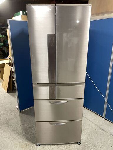 【良品】MITSUBISHI 6ドア冷蔵庫 MR-JX53X-N1 2014年製 通電確認済み 525L 大容量 早い者勝ち 引取歓迎 配送OK