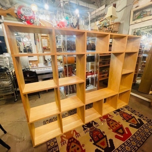 《売約済》無印良品　無印　MUJI スタッキングシェルフ　オープンシェルフ　オープン　棚　シェルフ　ユニットシェルフ　壁面収納　テレビ台　テレビボード　収納　ストレージ　ナチュラル