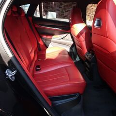 検査7年3月 X6M 575PS/ムジェロレッドフルレザーメリノ/レザーダッシュボード/カーボントリム/純正鍛造21インチ/インテリジェントセーフティの画像