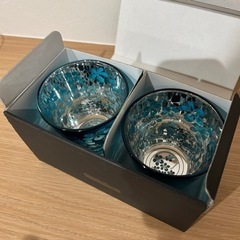【新品・未使用】プルメリアグラス（ペアグラス）の画像