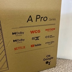 Xiaomi TV A Pro 43 チューナーレススマートテレビ L43M8A2T 43V型4K対応液晶 L43M8-A2TWN R23Z012A チューナー 無し液晶テレビ 未開封品の画像