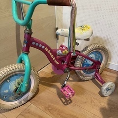 パウパトロール　スカイ　女の子　自転車　12インチ　補助輪つき
