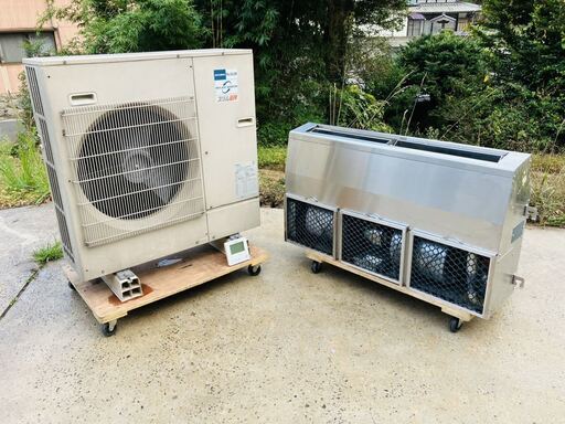 宮崎県内標準工事込み価格　業務用 エアコン 3馬力 MPC-RP80HA 天吊り 厨房用 清掃済  3相200V
