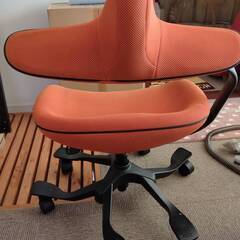 i Pole 7 MESH FABRIC ORANGE J0030【オフィスチェア】の画像