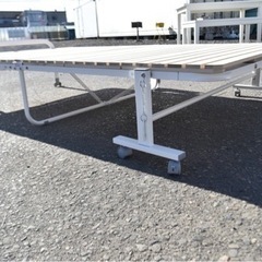 【使用感少】すのこ折りたたみベッド　折りたたみベッド　介護などにも　新生活　簡易ベッド　近隣配達無料の画像