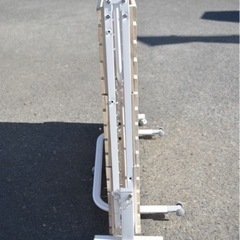 【使用感少】すのこ折りたたみベッド　折りたたみベッド　介護などにも　新生活　簡易ベッド　近隣配達無料の画像