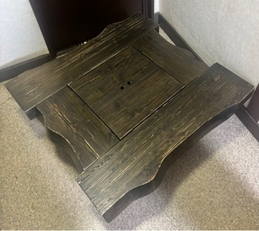 引き取り限定 大阪市北区 囲炉裏 いろり 暖炉 炭火焼き テーブル パーティー