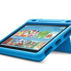【取引可能】【中古】第９世代 Fire HD 10　キッズモデル　ブルーカバー付きの画像