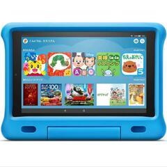 【取引可能】【中古】第９世代 Fire HD 10　キッズモデル　ブルーカバー付きの画像