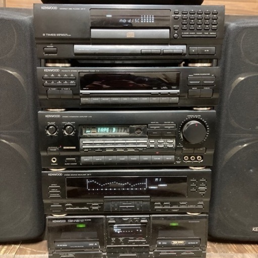 値下げしました！KENWOOD システムコンポ　ジャンク