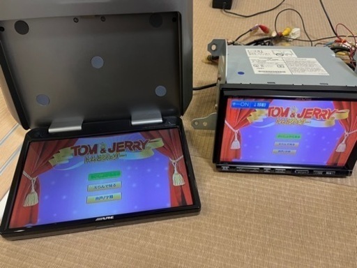 アルパイン　８インチナビ　X088 後席モニター付　アルファード　ヴェルファイア　動作確認済み