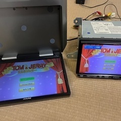 アルパイン　８インチナビ　X088 後席モニター付　アルファード　ヴェルファイア　動作確認済みの画像