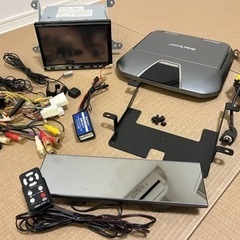 アルパイン　８インチナビ　X088 後席モニター付　アルファード...