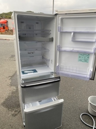 北九州市内配送無料　保証付き　三菱電機 MITSUBISHI ELECTRIC MR-C37R-S [冷蔵庫（370L・右開き） クー