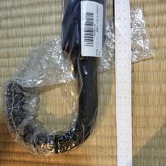 新品未使用 長傘no.1暗い青色　収納ポーチ付き，トータル87cm、布の部分は64cmの画像