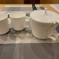 ウェッジウッドWEDGWOOD インタグリオ ティーポット+ マ...