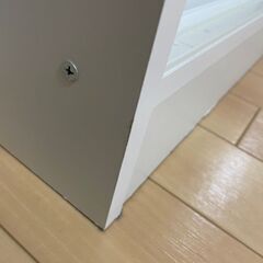 【お話し中】【再値下げ】【美品】カウンター下収納　引き戸　ホワイト　の画像