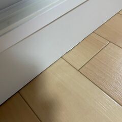 【お話し中】【再値下げ】【美品】カウンター下収納　引き戸　ホワイト　の画像