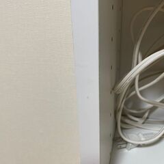 【お話し中】【再値下げ】【美品】カウンター下収納　引き戸　ホワイト　の画像