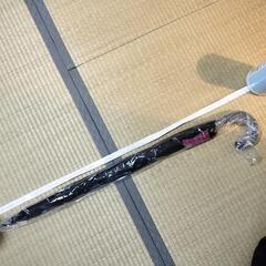 新品未使用長傘no.2,黒色　収納ポーチ付き，トータル87cm、...