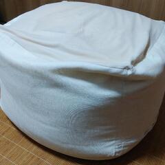 【引取先決定済】未使用 ニトリ ビーズクッション ビーズソファカバー  ベージュの画像