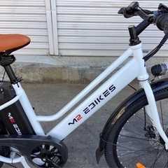 電動アシスト自転車 ホワイト 26インチ 21Technology 電動自転車 電動アシスト自転車 26インチ シマノ製