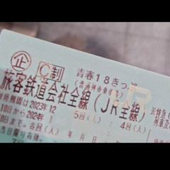 早い者勝ち　最終値下げ　本日お渡し可能　青春18きっぷ　4人分　4回分