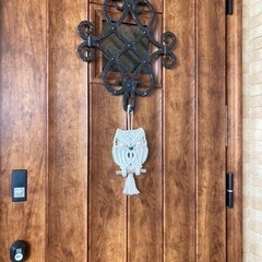 マクラメ　ハンドメイド　ふくろうの画像