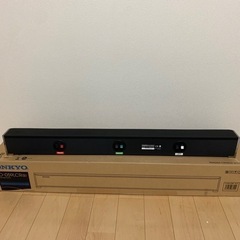 【極美品】バースピーカー ONKYO(オンキヨー) D-059LCR(B) パッシブスピーカー フロント/センター サウンドバー の画像