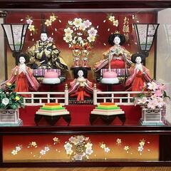 雛人形 ケース入り中古美品　おひなさま　ひなまつり人形