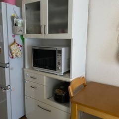 東村山　ニトリ　食器棚　幅80センチの画像