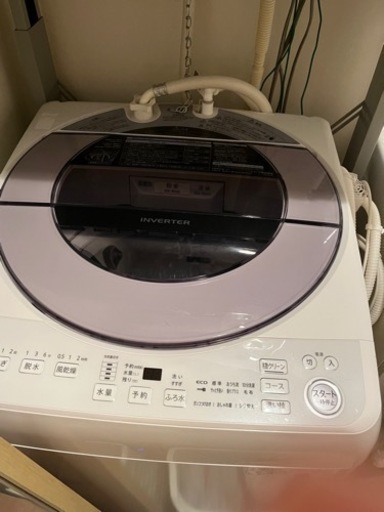 現在取引中8k SHARP洗濯機2021年製⭐︎