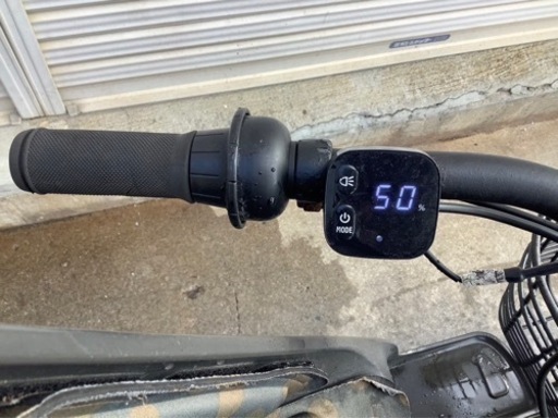 268 ブリヂストン最新機種電動アシスト自転車ビッケ24-20インチグレーアルミボディー