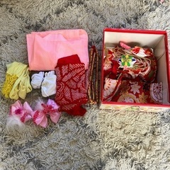 受け取り予定 七五三 女の子色々セット7歳