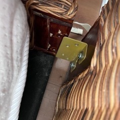 取引先決定一旦停止ベッドフレームすのこのみ　ラタンベッドフレーム　アジアンベッドの画像