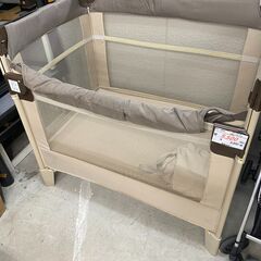 リサイクルショップどりーむ天保山店　No.10517　ベビーベッド！　折畳み収納OK！　綺麗目♪の画像