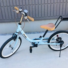 子供用自転車★旧型ケッターサイクル18インチ★ブルーおまけ付き