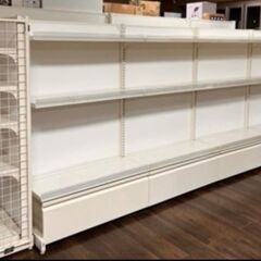 店舗什器一式⭐︎両面什器⭐︎引出し付き⭐︎ゴンドラ什器⭐︎商品陳...