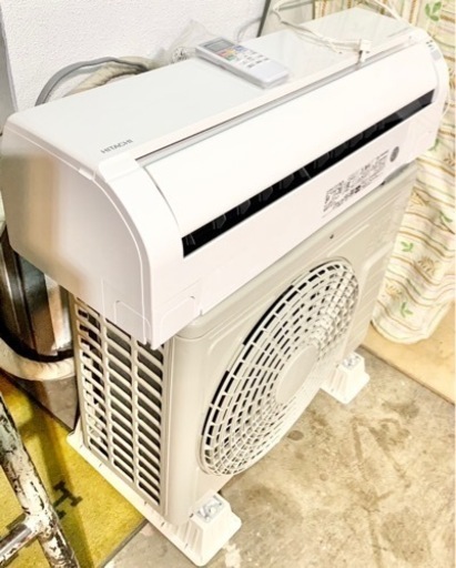 美品✨早い者勝ち★お勧め品★新古‼️日立ルームエアコン高機能 白くまくんDTシリーズ スターホワイト 2022年製 冷暖房