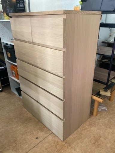 【美品】早い者勝ち‼️IKEA イケア MALM マルム チェスト 引き出し ６段  リサイクルショップ宮崎屋　佐土原店　24.1.9