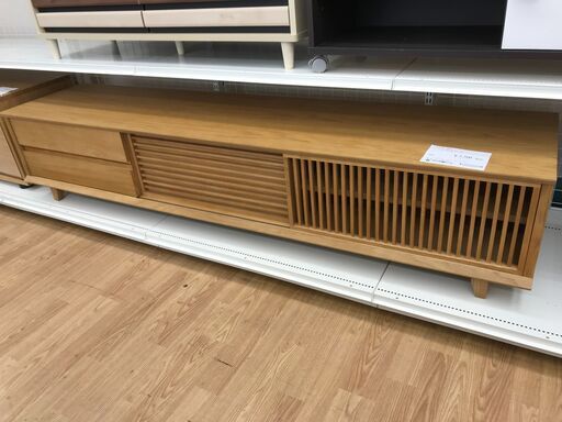 ★ジモティ割あり★  テレビ台 茶色 H41×W200×D45 クリーニング済み KJ4095