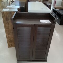 ★ジモティ割あり★  シューズボックス ダークブラウン W60×...