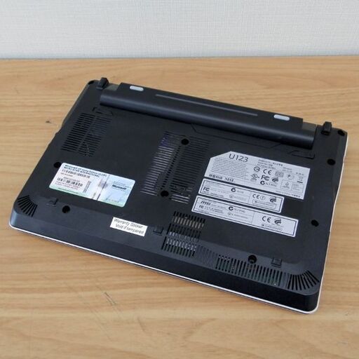 mis U123 Wind Atom N280 1.66GHz RAM1GB HDD160GB 10型 Win XP リカバリー済み 札幌 西区 西野