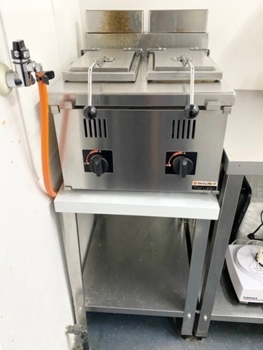 画像更新 底値 マルゼン 餃子焼き器 LPガス用 2口